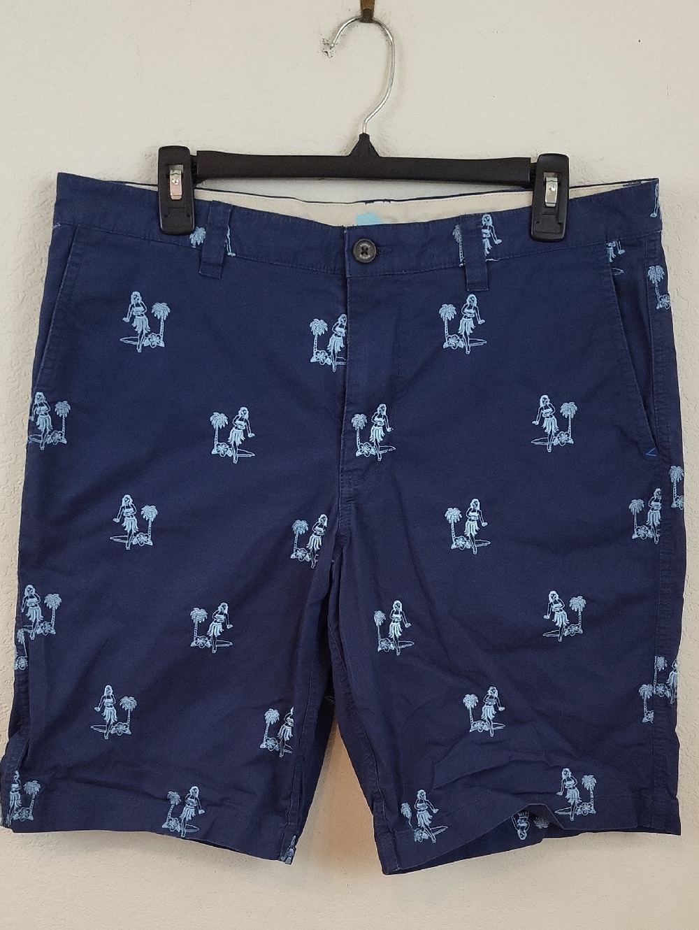 Tommy Bahama Hula Girl Men's Navy Blue Shorts